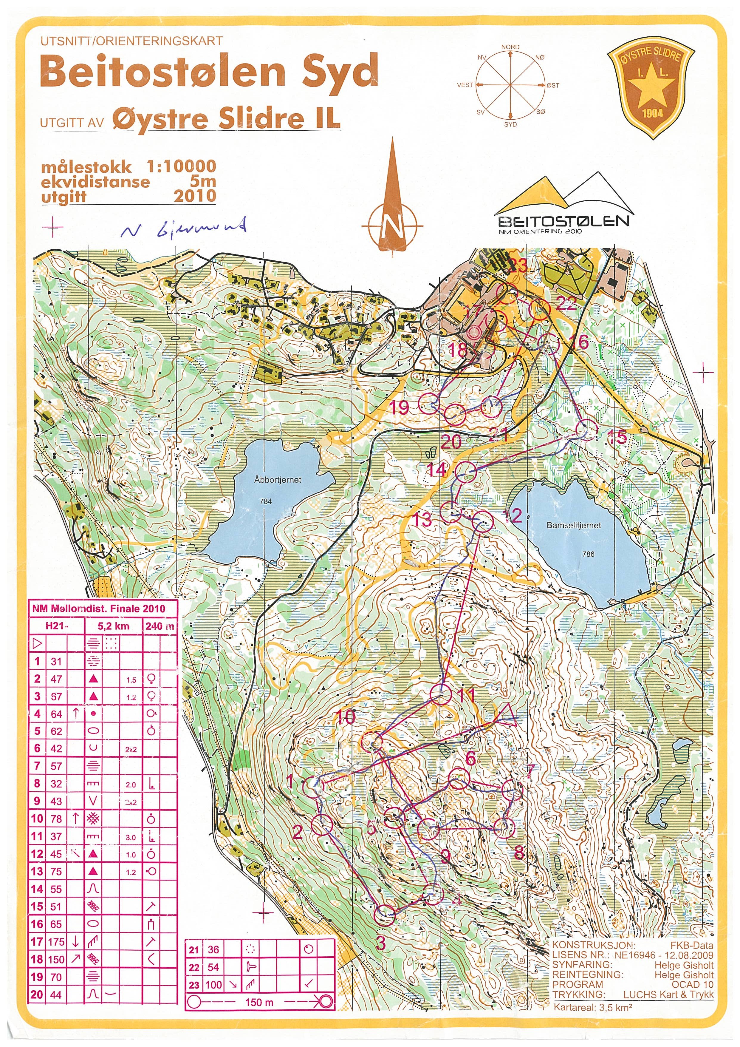 NM Mellom Finale (18/09/2010)