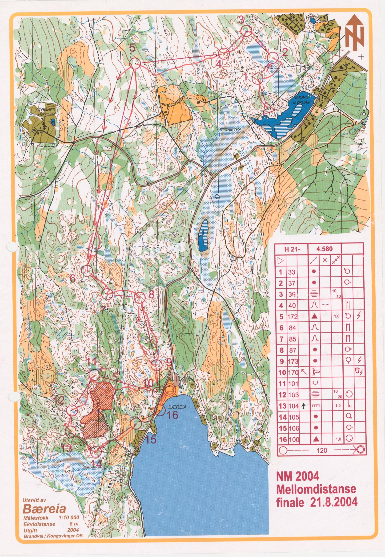 NM Mellom Finale (21/08/2004)