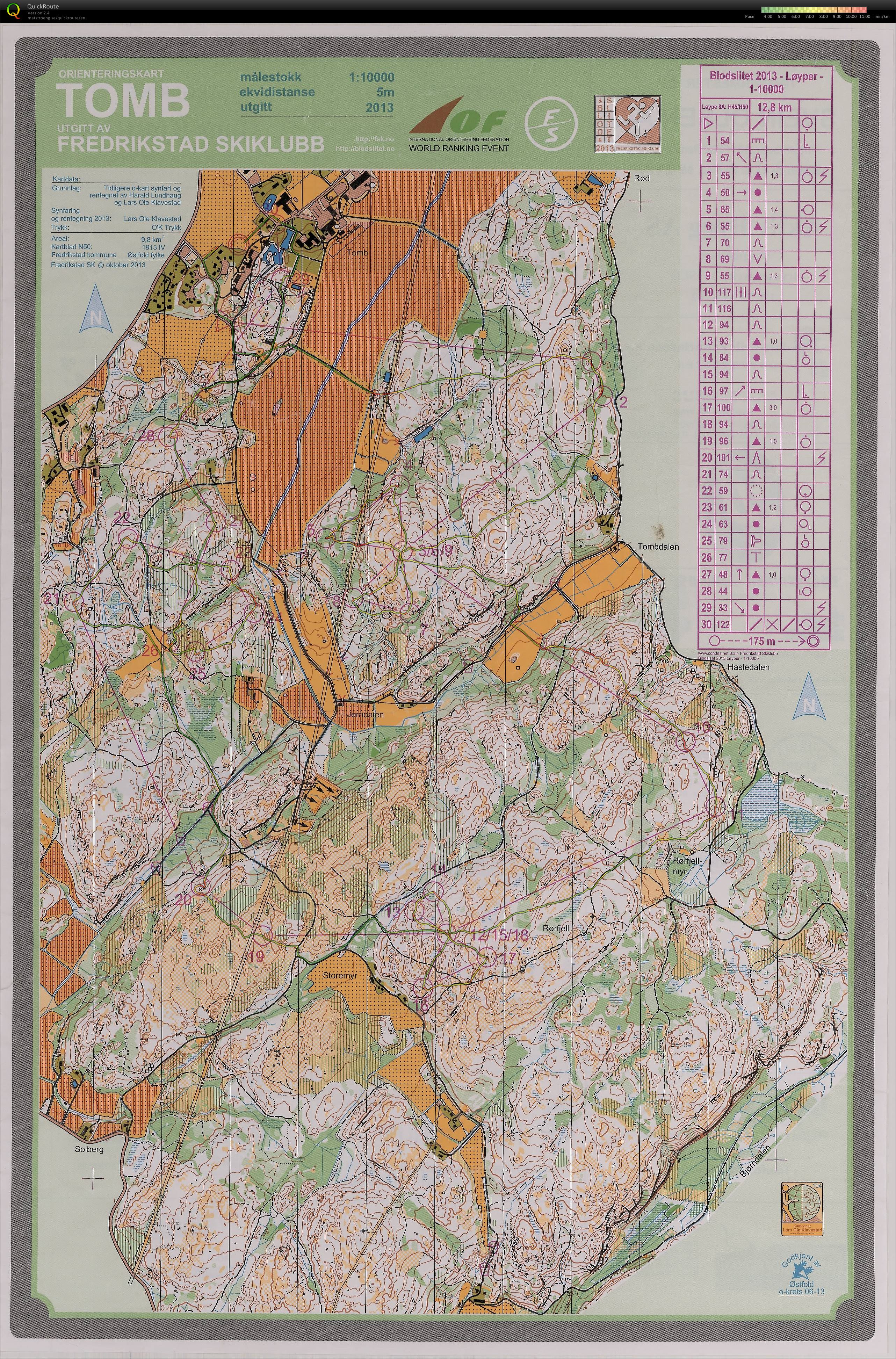 Blodslitet H45 (19/10/2013)