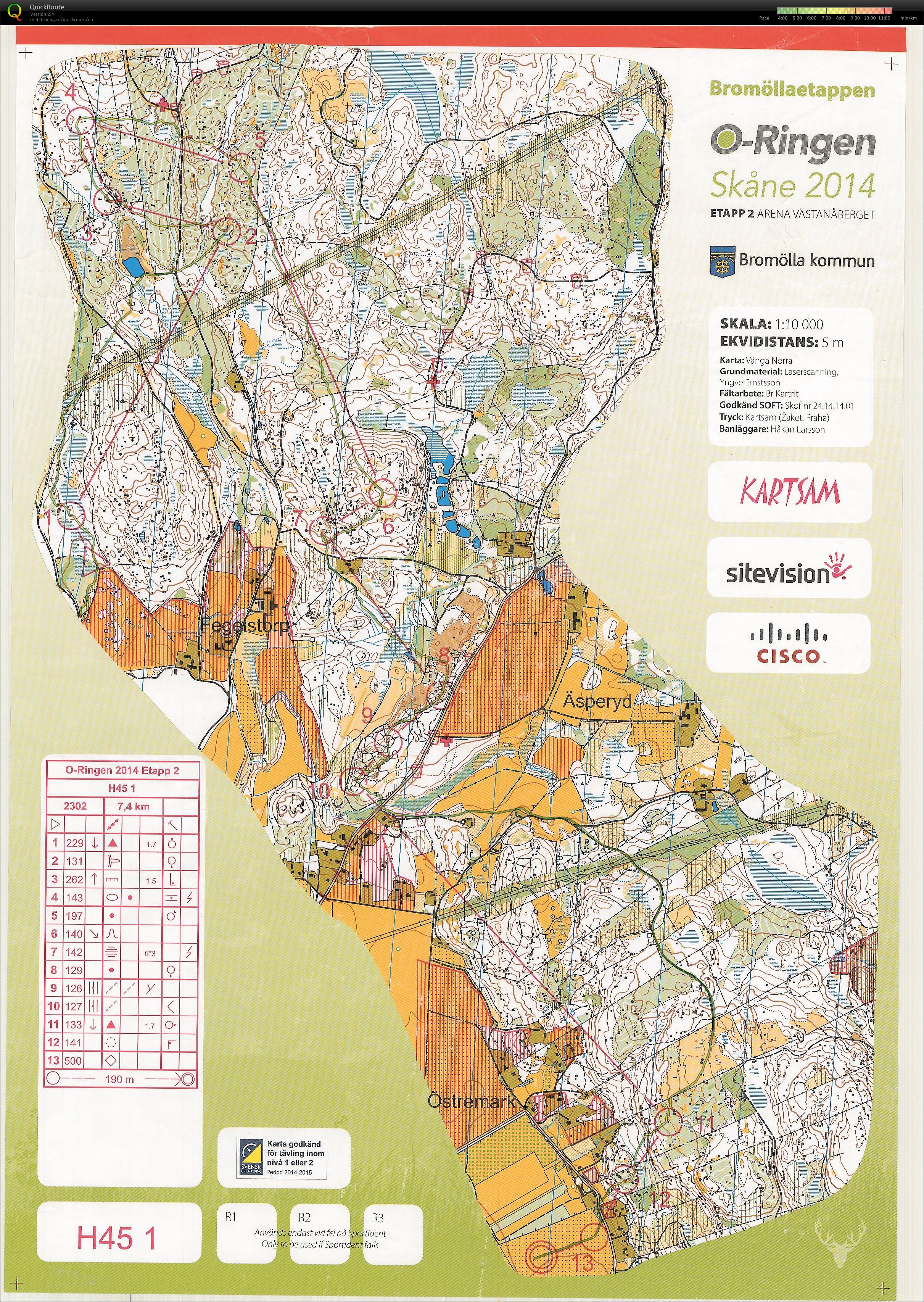 O-Ringen Skåne E2 (21-07-2014)