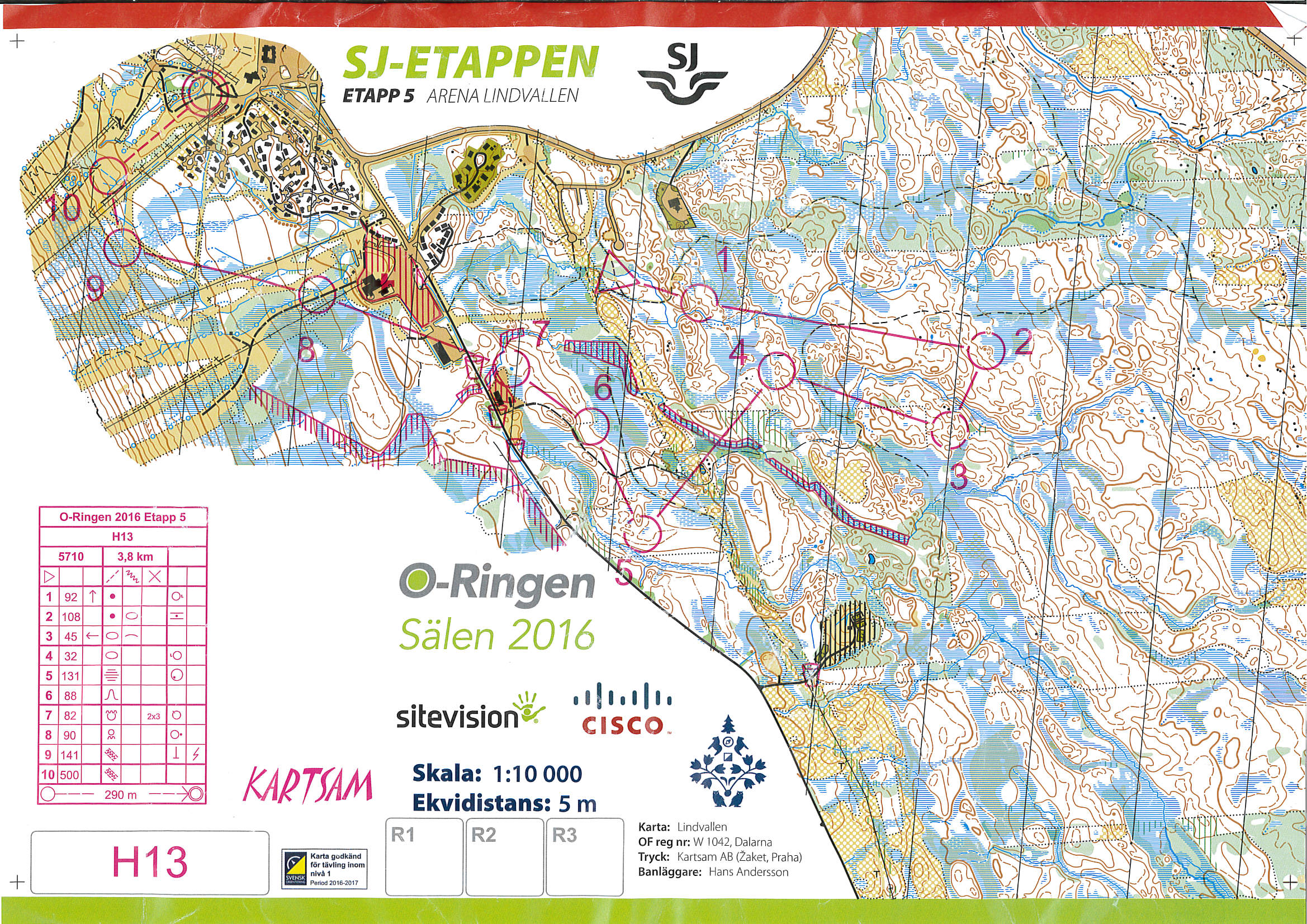 O-Ringen Sälen etappe5 H13 (29-07-2016)