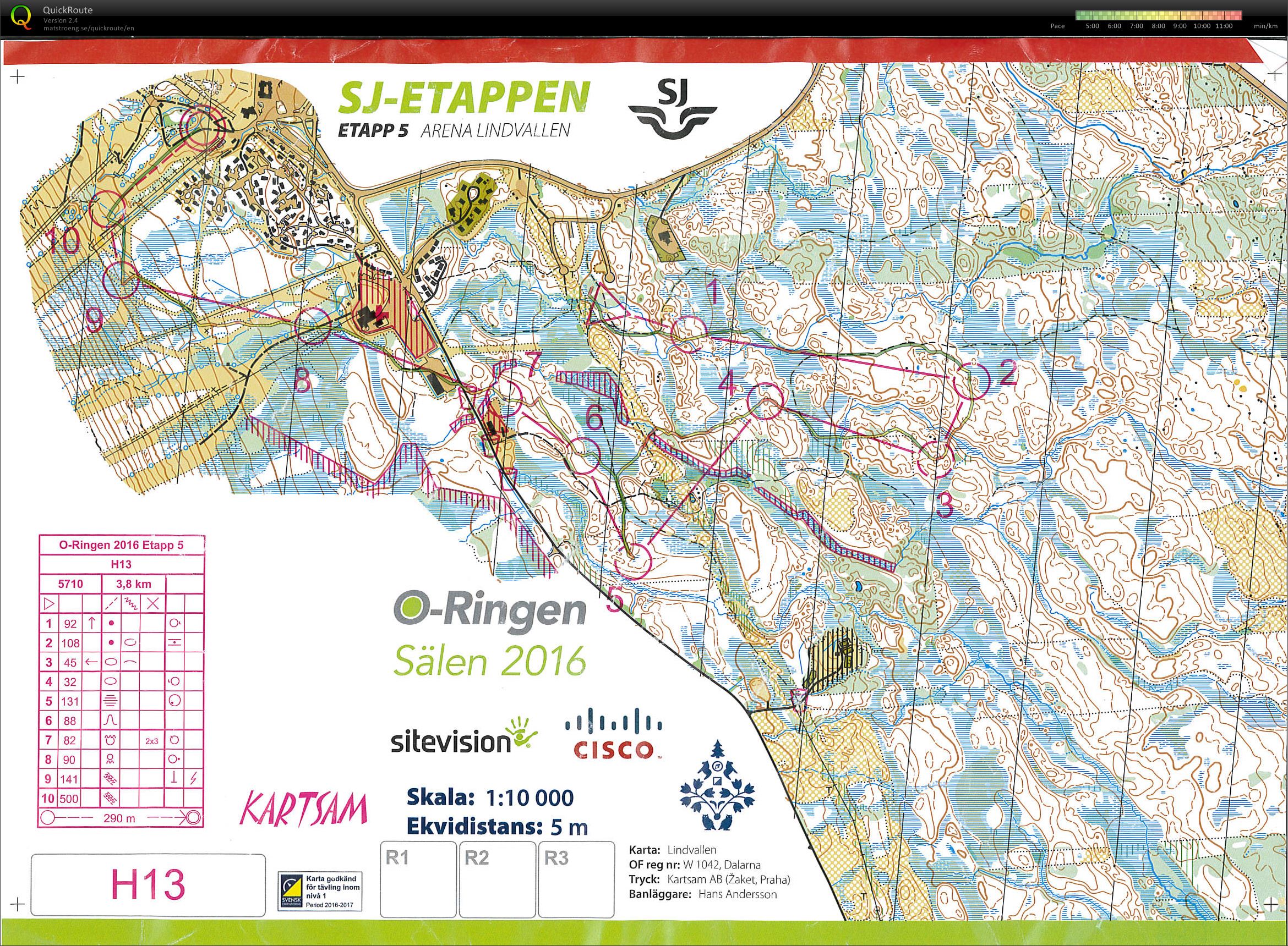 O-Ringen Sälen etappe5 H13 (29.07.2016)