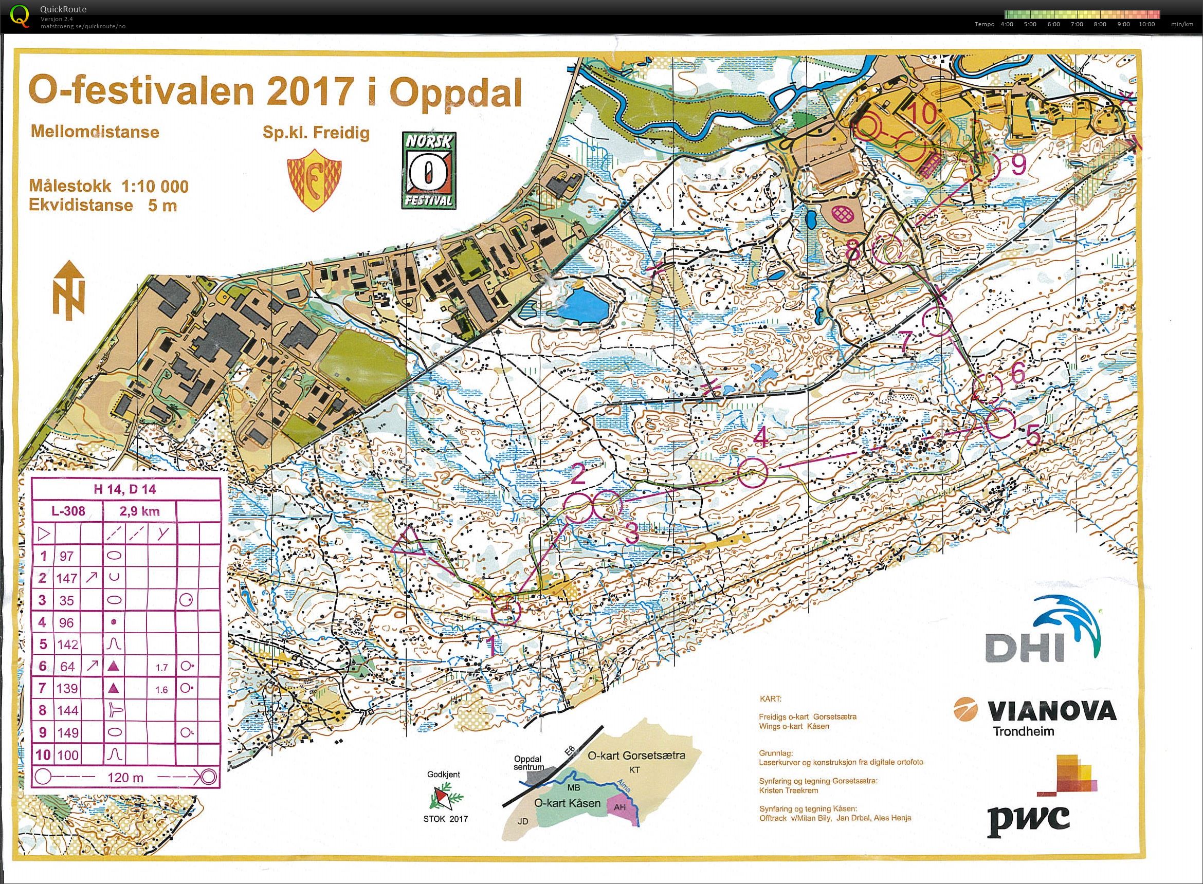 O-festivalen Oppdal H14 (2017-06-25)