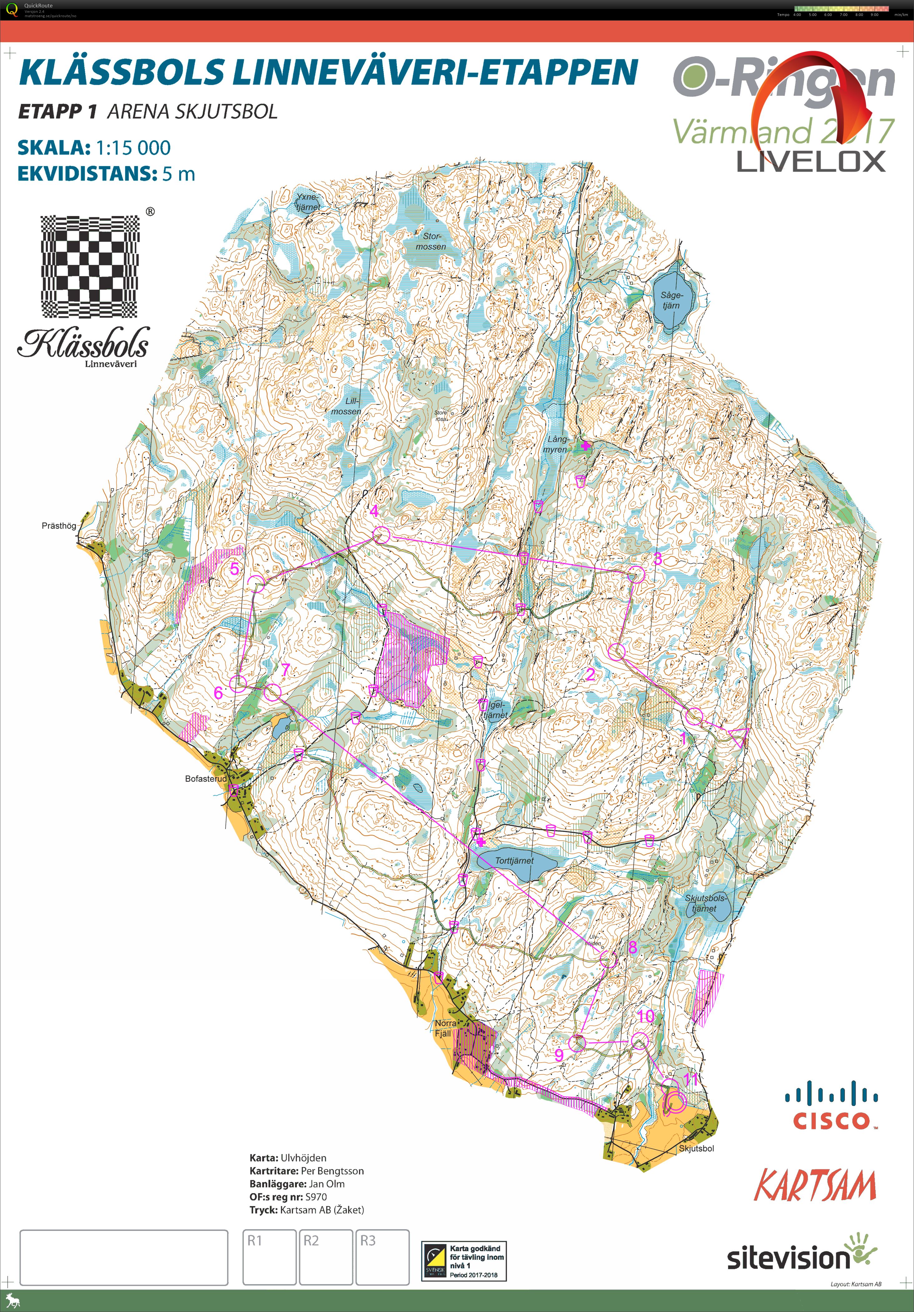 O-Ringen Arvika E1 (23/07/2017)