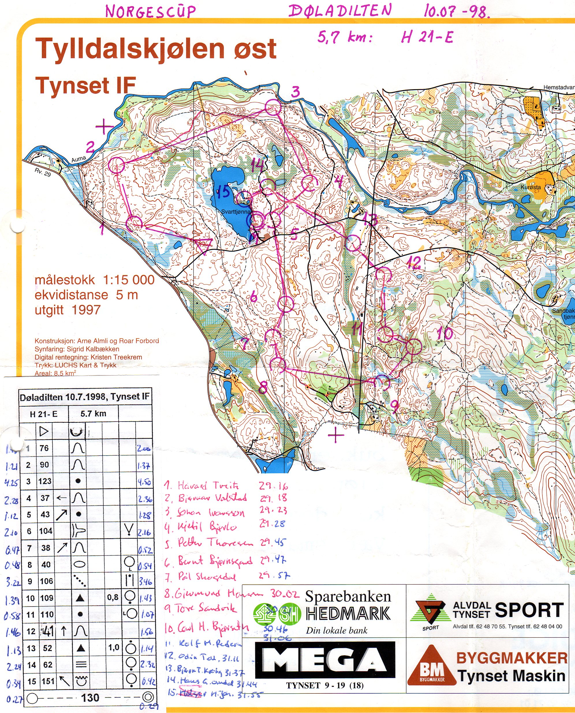 Tylldalskjølen øst (1998-07-10)