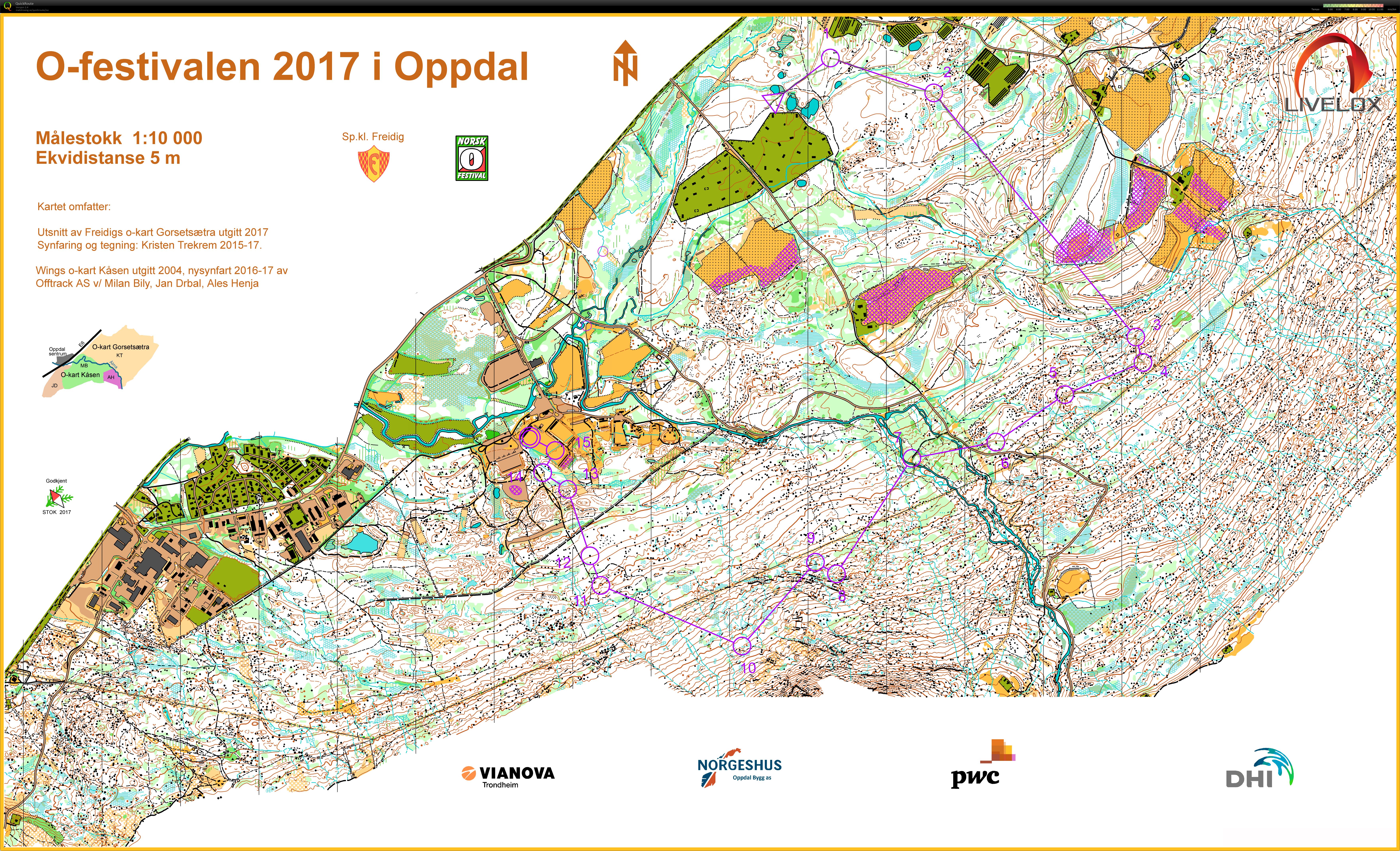 O-festivalen Oppdal H45 (24-06-2017)
