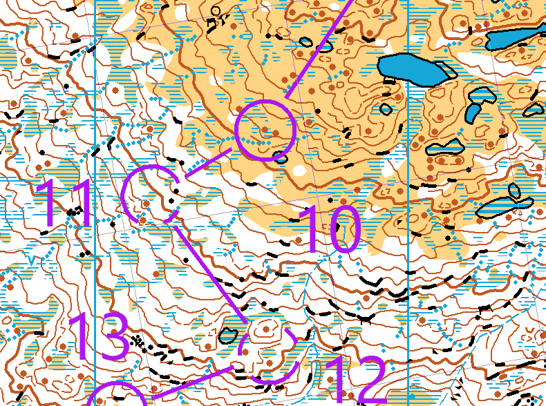 Langdistanse på 11.8 km kartbilde
